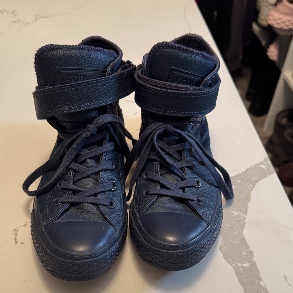 Converse women’s High-Top Sneakers - Navy Blue - Picture 3 of 6